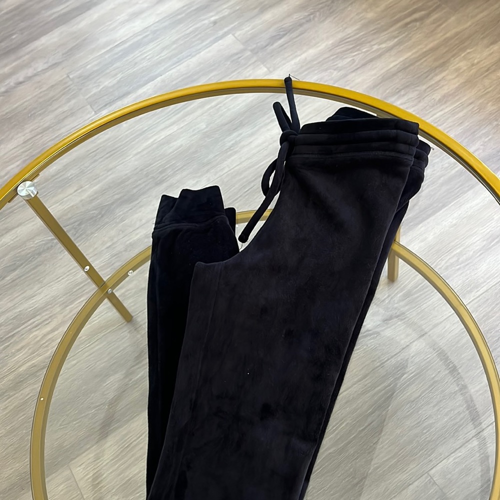 Black soft joggers